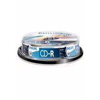 Philips CD-R 700MB 52X Recordable Discs - 10 Pack Spindle Philips CD-R 700MB 52X Recordable Discs - 10 Pack Spindle